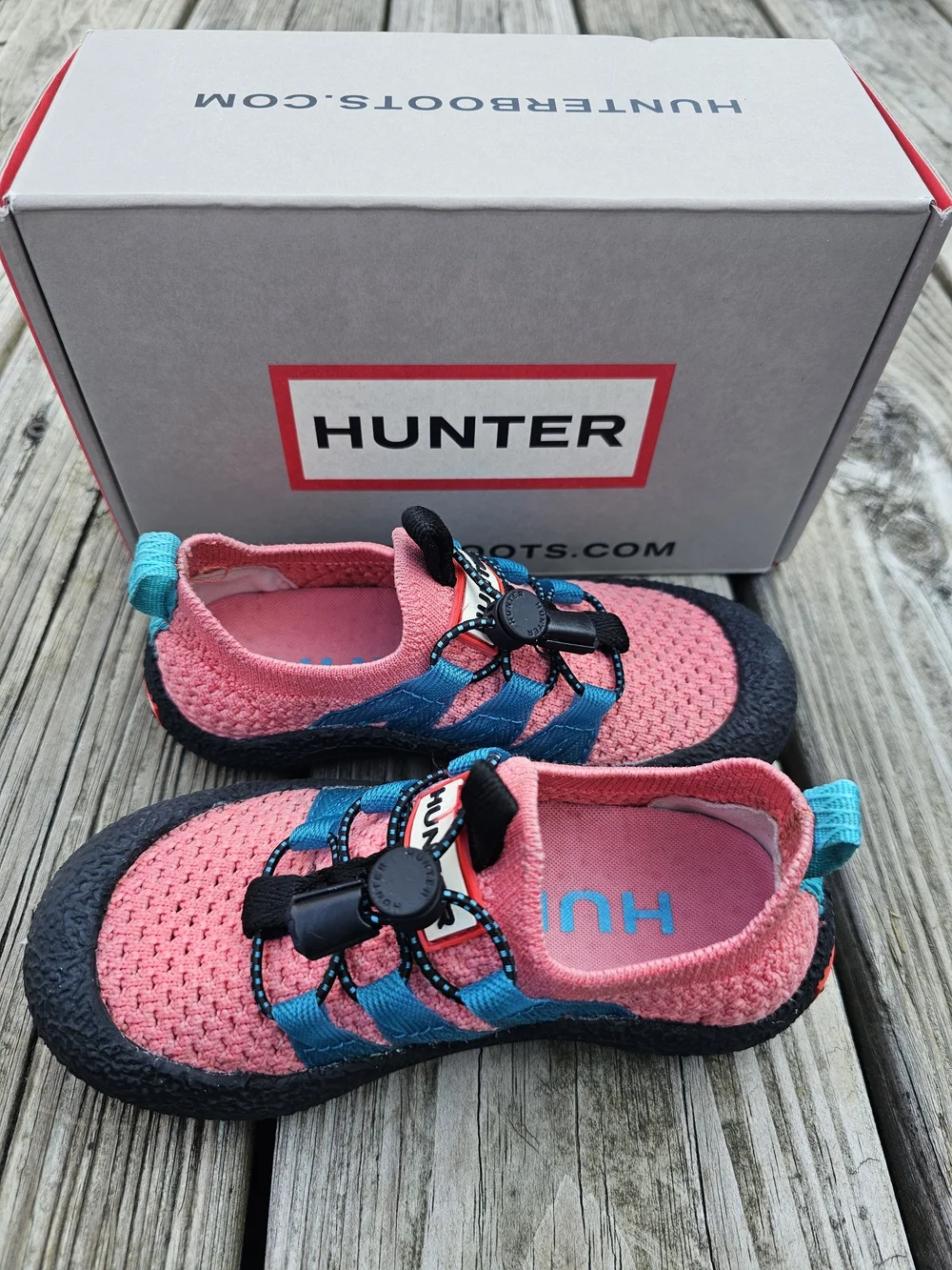 Hunter Tiddler Pink & Blue Water Shoe